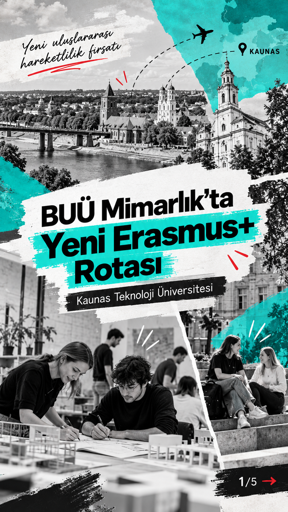 BUÜ Mimarlık’ta Yeni Erasmus+ Rotası: Kaunas Teknoloji Üniversitesi